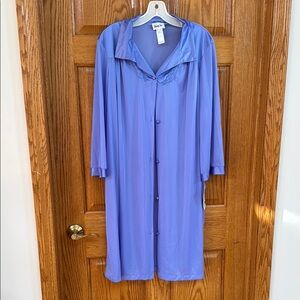 Elegant Blue Women's Sleepwear Robe